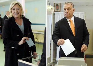 Marine Le Pen e Viktor Orban (ANSA)