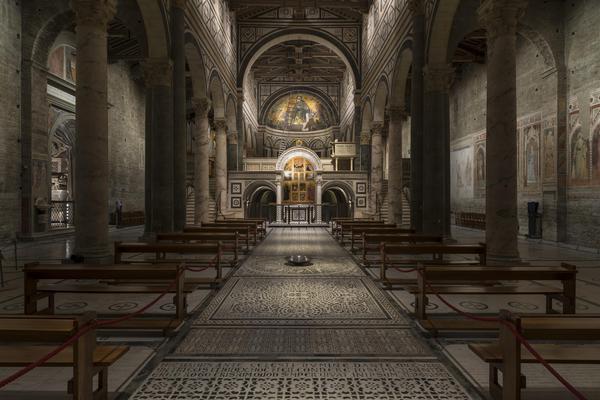 Nuova illuminazione per San Miniato a Firenze © ANSA