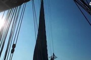 Amerigo Vespucci in navigazione nel golfo di Trieste