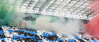 La festa dell'Inter all'interno dello stadio