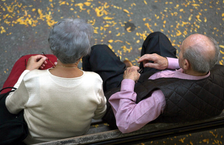 Una coppia di anziani (archivio) © ANSA 