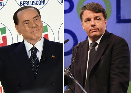 Berlusconi-Renzi © ANSA