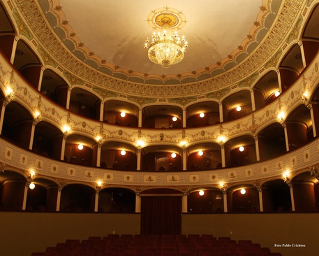 Il Teatro L'idea di Sambuca dove si svolgeranno gli spettacoli © Ansa