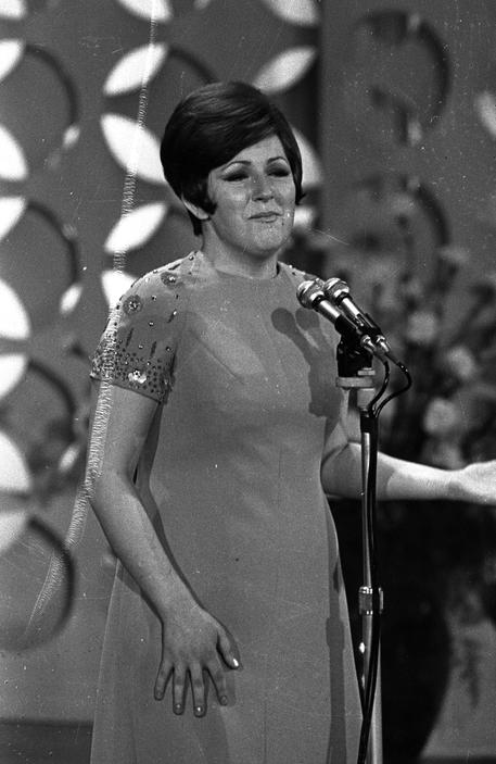Orietta Berti al Festival di Sanremo in una foto d'archivio datata 26 gennaio 1967 © ANSA/OLDPIX