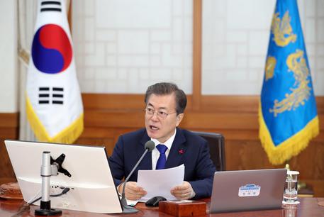 Il presidente sudcoreano Moon Jae-in © EPA