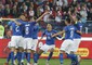 L'Italia esulta dopo il gol © ANSA