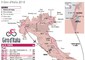La Planimetria generale del Giro d'Italia 2018 © ANSA