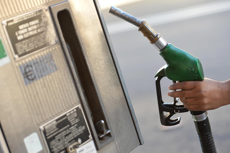 Un distributore di benzina - RIPRODUZIONE RISERVATA