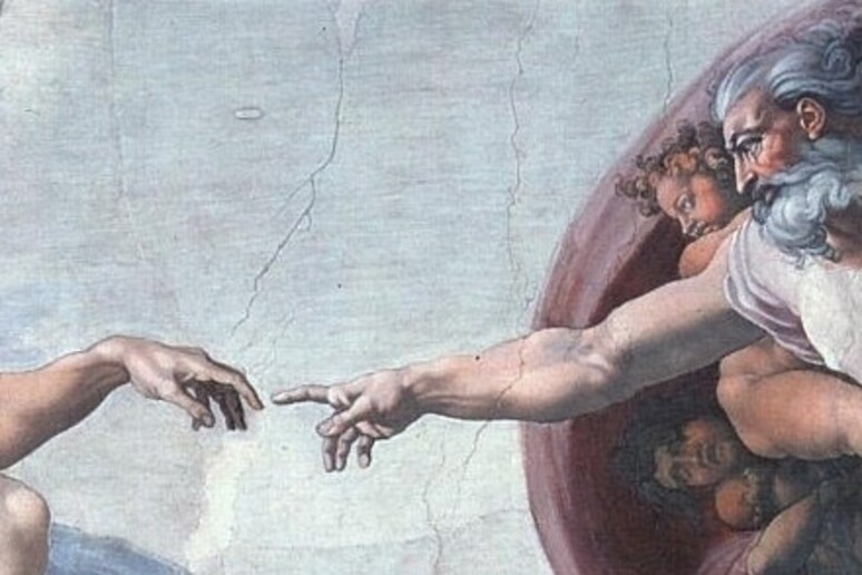 Dio visto da Michelangelo - RIPRODUZIONE RISERVATA