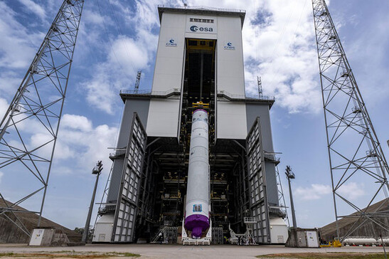 Nel Centro Spaziale di Kourou la nuova fase della campagna di lancio dell'Ariane 6 (fonte: ESA-CNES-ARIANESPACE-ArianeGroup / Optique vidéo du CSG)